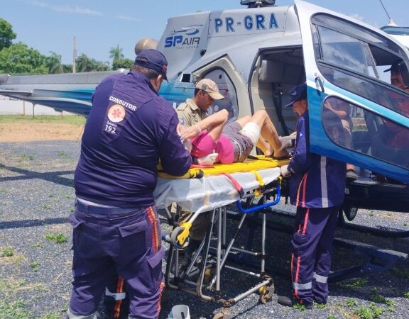 Bombeiros socorrem turista italiana que foi atacada por búfalo no Pantanal