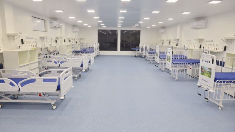 Obras de modernização do Hospital Regional de Sinop chegam a 95% de execução
