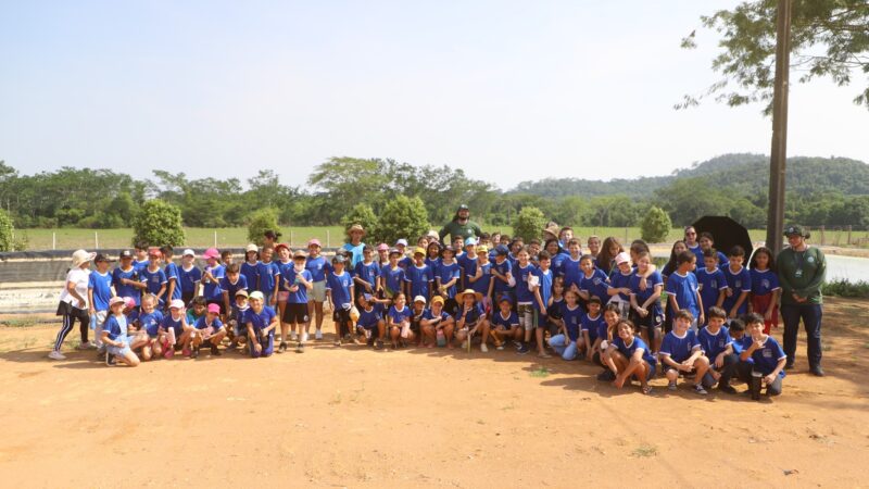 Visita dos Alunos da Escola Cecília Meireles ao Aterro Sanitário de Matupá