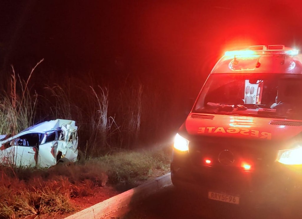 Corpo de Bombeiros resgata vítima após acidente de trânsito na BR-158