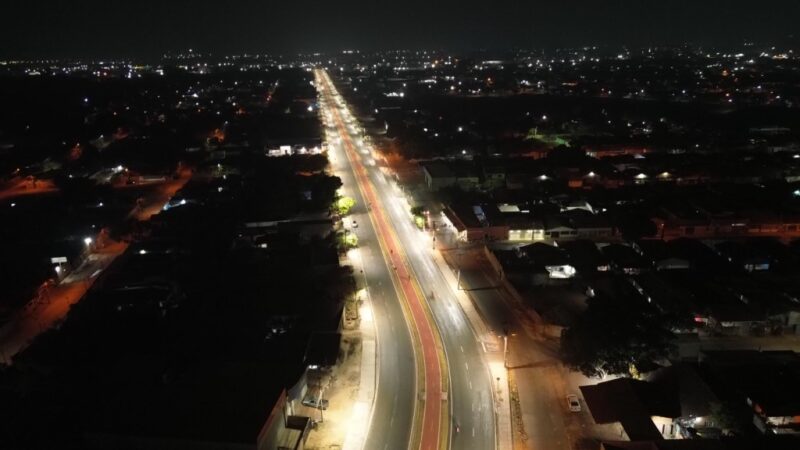 Governo conclui duplicação de 2,6 km da Avenida V2 em Cuiabá