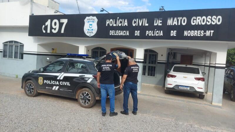 Autor de furto em comércio com diversas passagens criminais é preso pela Polícia Civil em Nobres