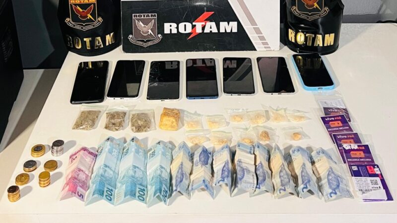 Rotam prende suspeito por tráfico e aplicar golpes de estelionato em Várzea Grande