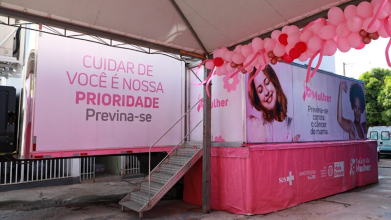 Unidade móvel do Governo de MT para saúde da mulher realiza mais de 8,3 mil atendimentos em 2024