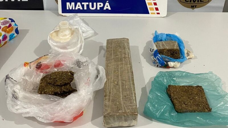 Trio envolvido com comércio de entorpecentes é preso pela Polícia Civil e Polícia Militar em Matupá