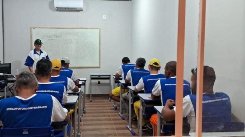 Parceria entre Governo e Senai promove cursos profissionalizantes para reeducandos em MT