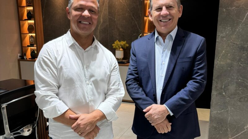 PREFEITO ELEITO: Cláudio Ferreira se reúne com governador para discutir novos investimentos para Rondonópolis