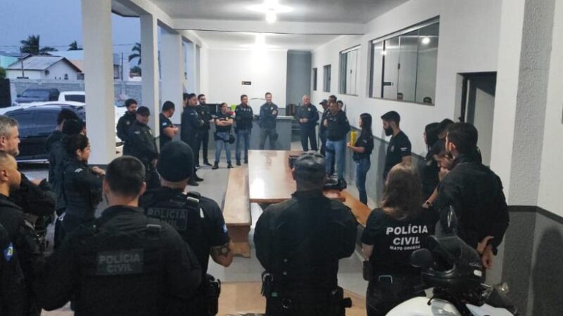 Polícia cumpre ordens de buscas a envolvidos com tráfico em Sinop, Peixoto e Nova Canaã