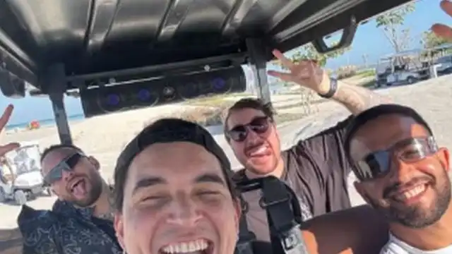 Neymar posta com parças em resort de luxo antes do aniversário de Mavie