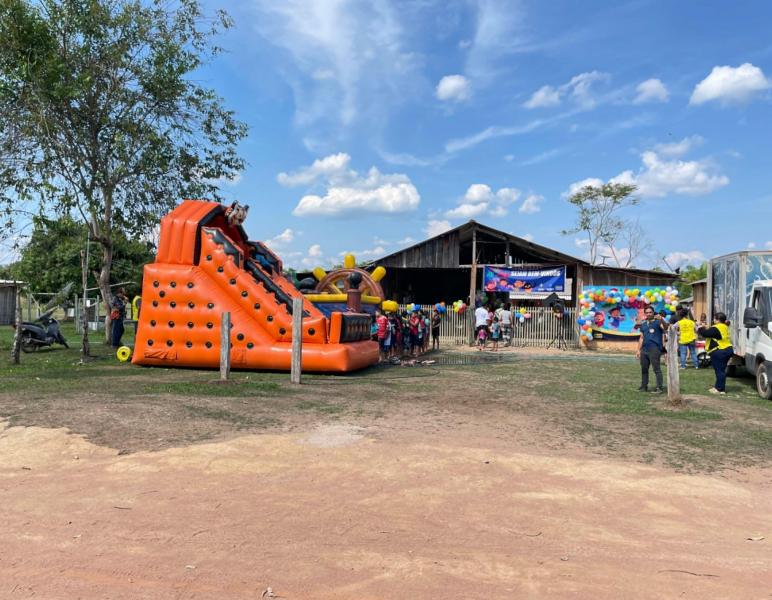 Dia das Crianças é celebrado com festa em comunidade indígena Terena em Matupá/veja o vídeo