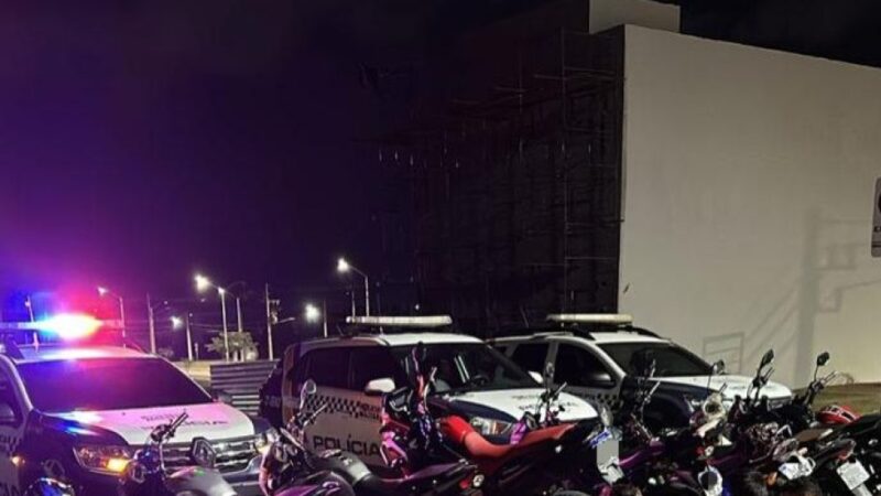 Polícia Militar conduz oito pessoas por direção perigosa em operação de fiscalização de crimes de trânsito