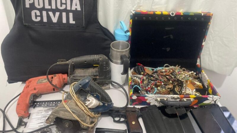 Polícia Civil recupera joias e diversos produto furtados em Nova Xavantina