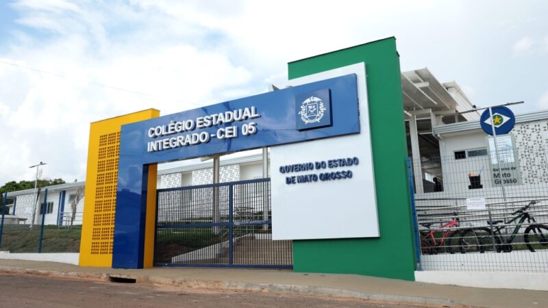 Governo de MT entrega Colégio Estadual Integrado 05 em Várzea Grande nesta sexta-feira (08)