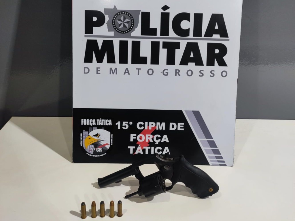 Polícia Militar prende suspeito por porte ilegal de arma em Várzea Grande