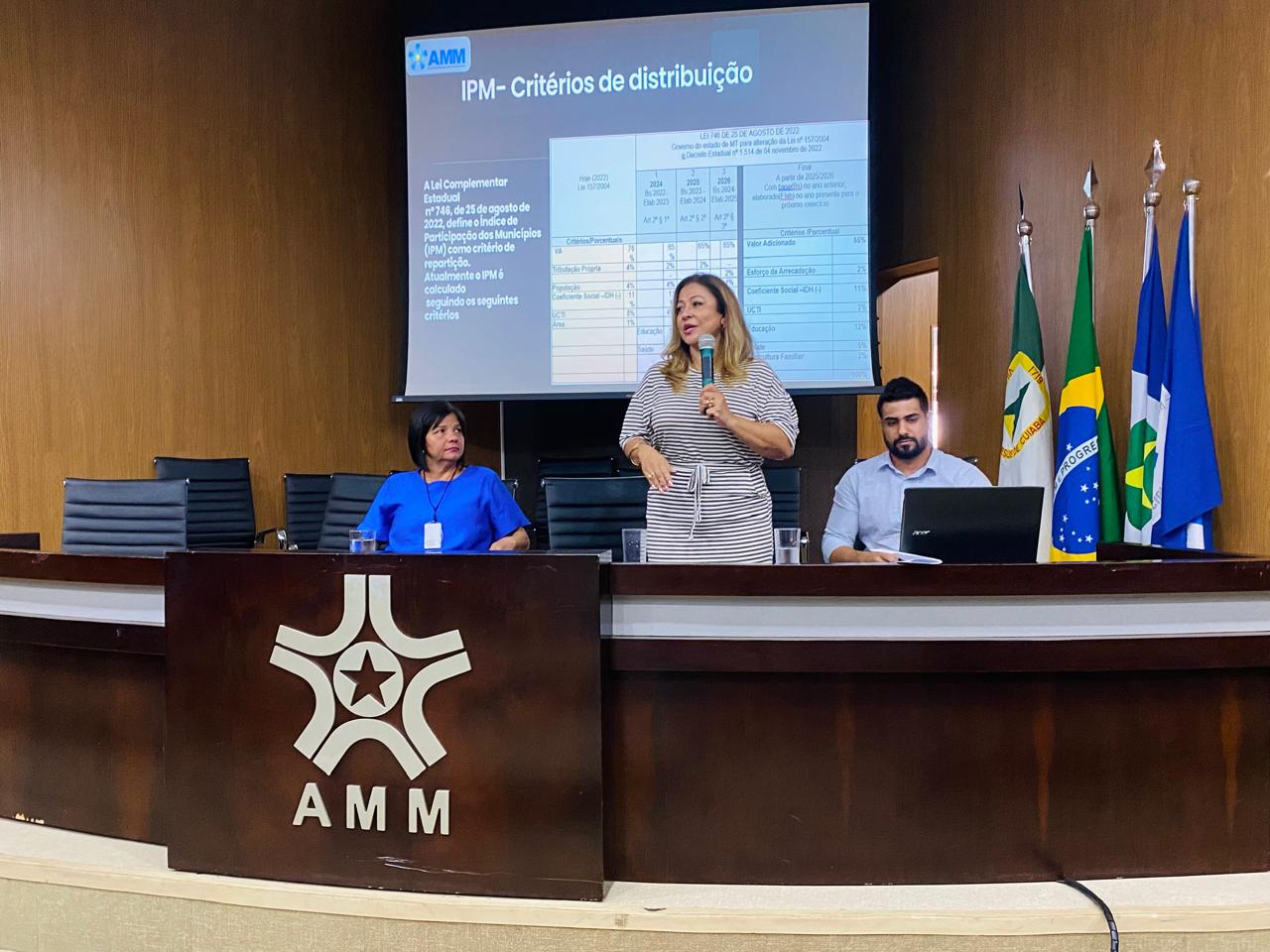 Equipe técnica da AMM apresenta a prefeitos painel de acompanhamento de receitas municipais