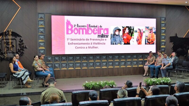 Encontro de Bombeira Militar aborda temas focados na prevenção à violência contra a mulher