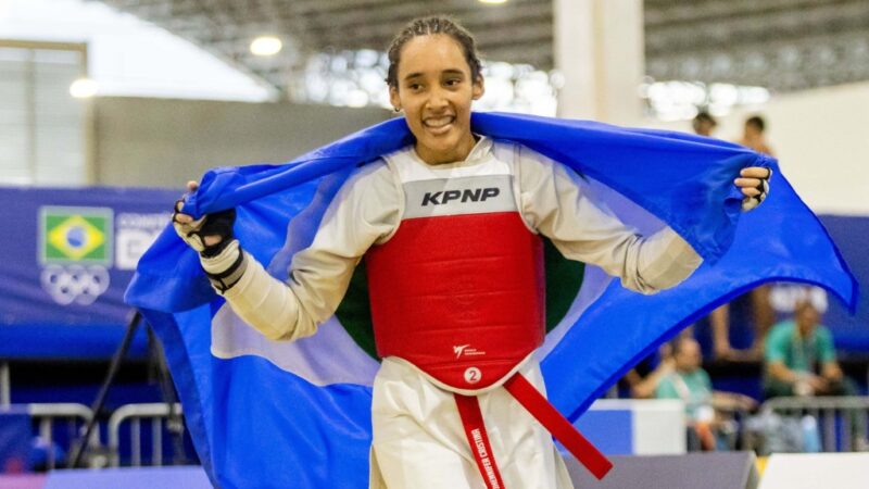 Inspirada por atleta olímpica de MT, estudante conquista ouro nos Jogos da Juventude em João Pessoa