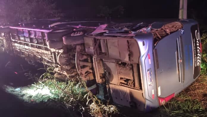 Acidente com ônibus e caminhão em Mato Grosso deixa dois mortos; motorista alcoolizado