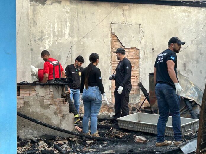 Sorriso: três homens morrem carbonizados em incêndio em agência; vítimas identificadas
