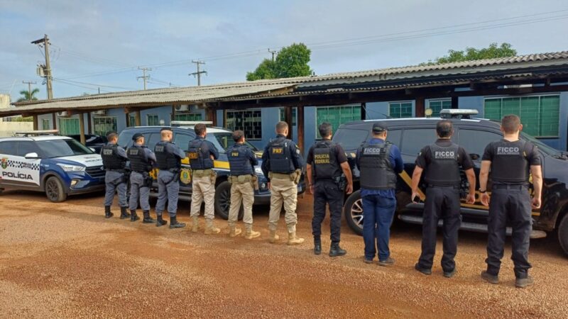 PRF participa da Operação Rota do Sertão Contra o Crime Organizado em Mato Grosso