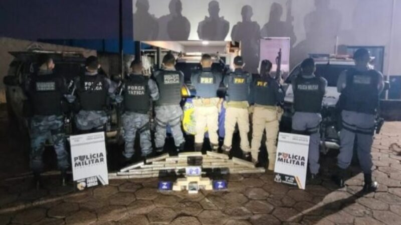 PM e PRF apreendem 41 tabletes de drogas durante abordagem na MT-020 em Canarana