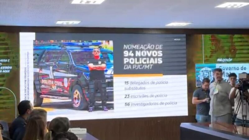 Polícia Civil receberá 94 novos policiais civis e quatro delegacias especializadas
