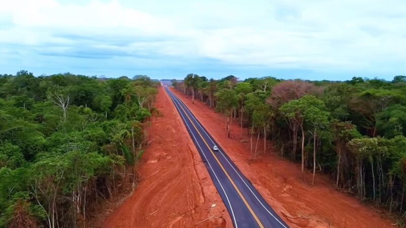 Com obra do Governo de MT, rodovia asfaltada chega em Bom Jesus do Araguaia