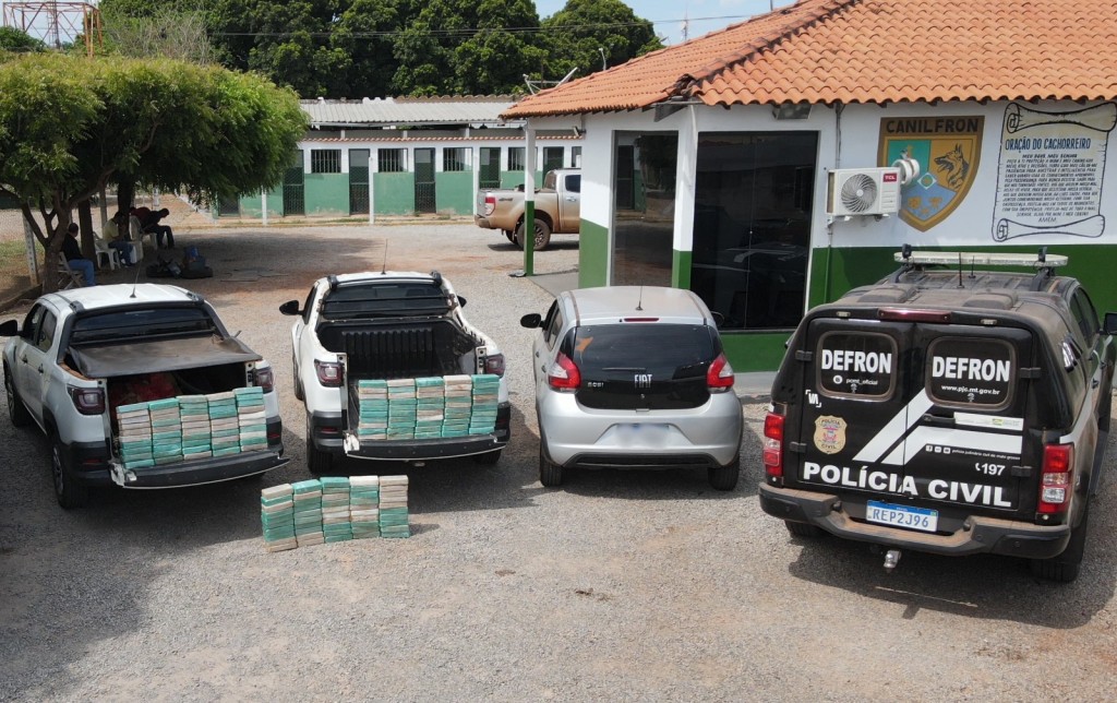 Ação integrada apreende 150 tabletes de cocaína em Tangará da Serra