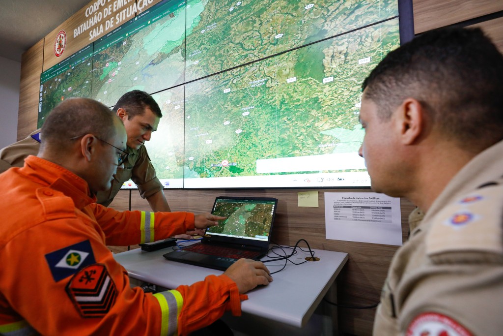 Plataforma de monitoramento de incêndios do Corpo de Bombeiros de MT vence prêmio nacional