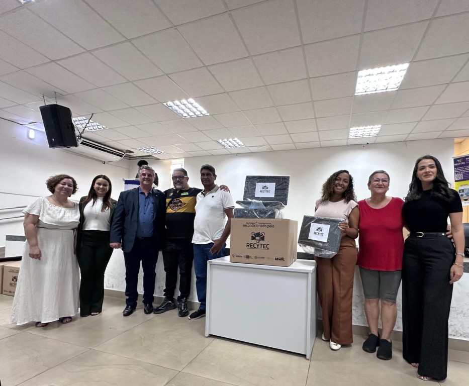 Seciteci doa 572 computadores e recolhe 168 toneladas de lixo eletrônico em 2024