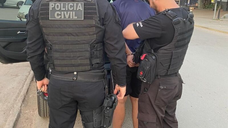 Polícia Civil prende traficante envolvido em venda de droga na modalidade delivery