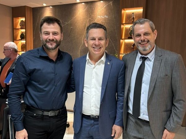 Prefeito eleito Rodrigo Benassi se reúne com Mauro Mendes e pontua demandas de Colíder