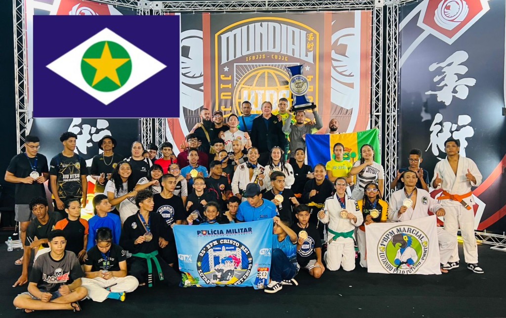 Equipe de Mato Grosso conquista primeiro lugar no Campeonato Mundial de Jiu-Jitsu Esportivo Kids