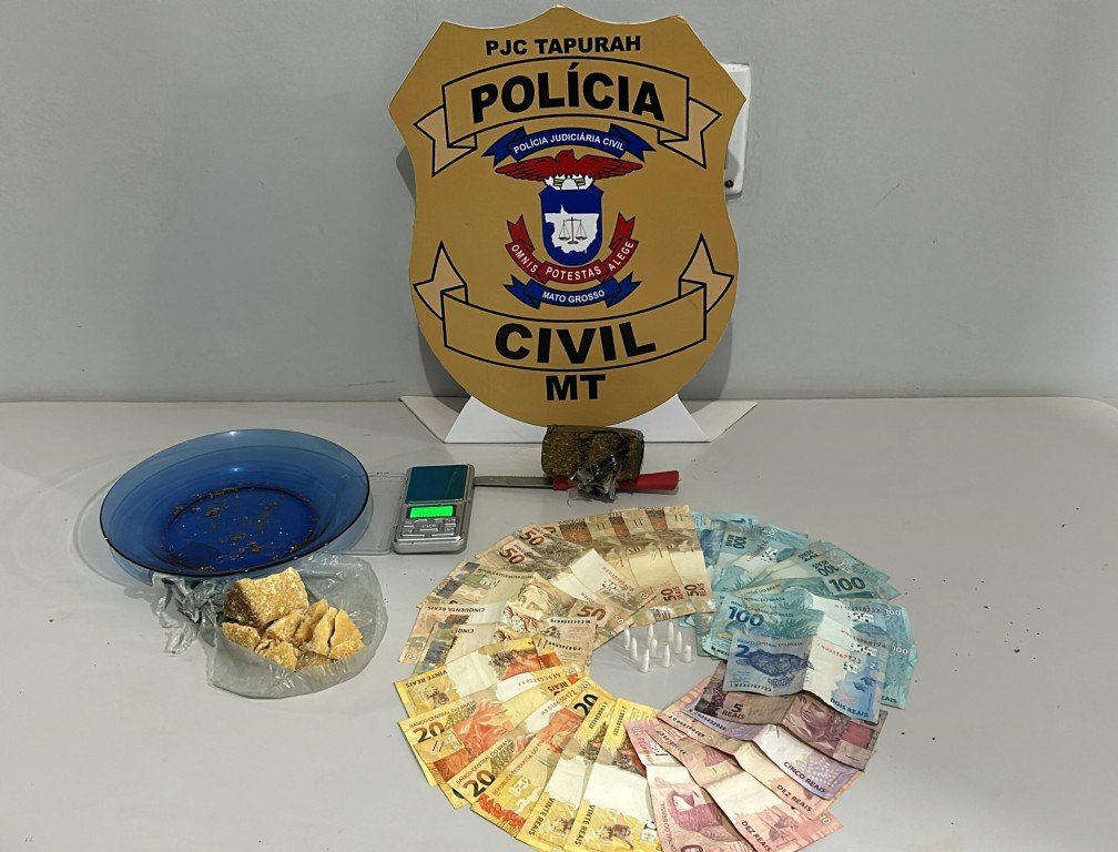 Polícia Civil flagra suspeito vendendo entorpecentes em obra de construção civil