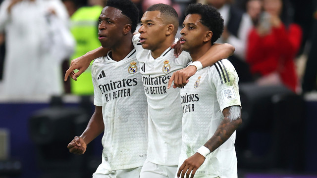 Trio goleador resolve e Real Madrid ‘manda’ na Europa e no mundo