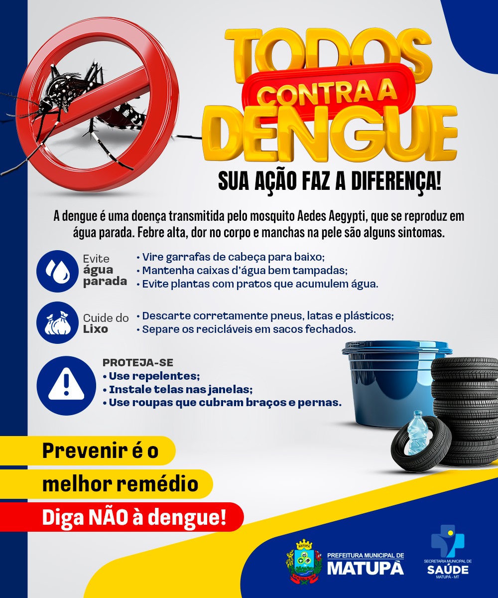 Juntos Contra a Dengue: Sua Ação Faz a Diferença!