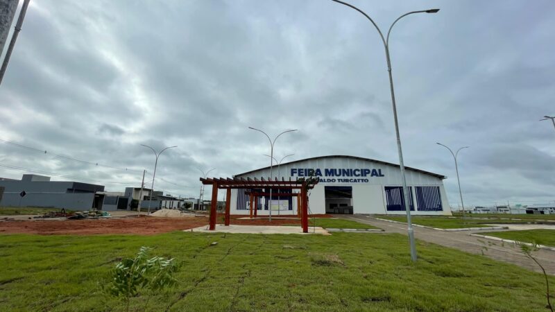 Feira Livre Municipal de Matupá em Fase Final de Construção