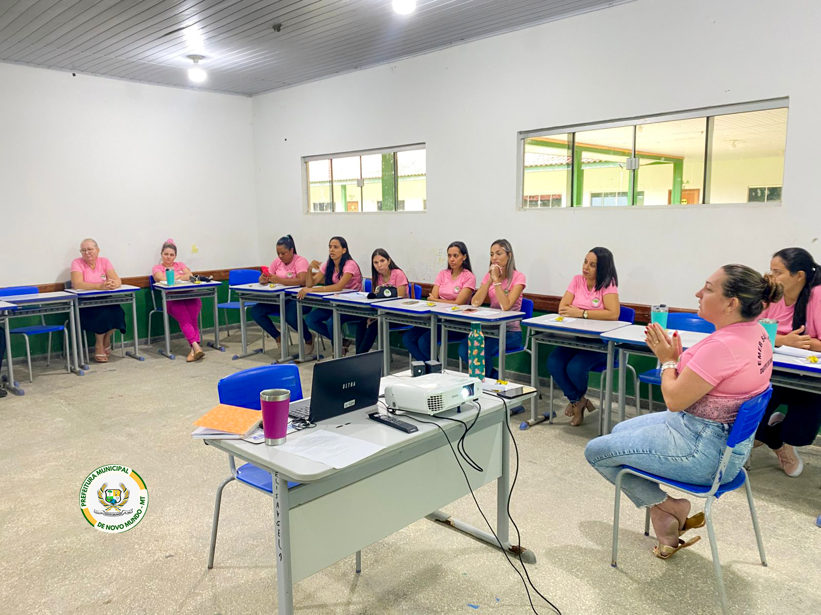 Escola São João está preparada para o Inicio Ano Letivo em Novo Mundo.