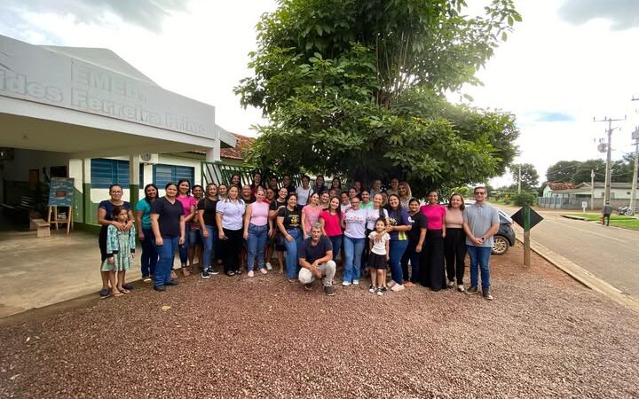 Recepção aos Profissionais da Escola Municipal Alcides Ferreira Primo