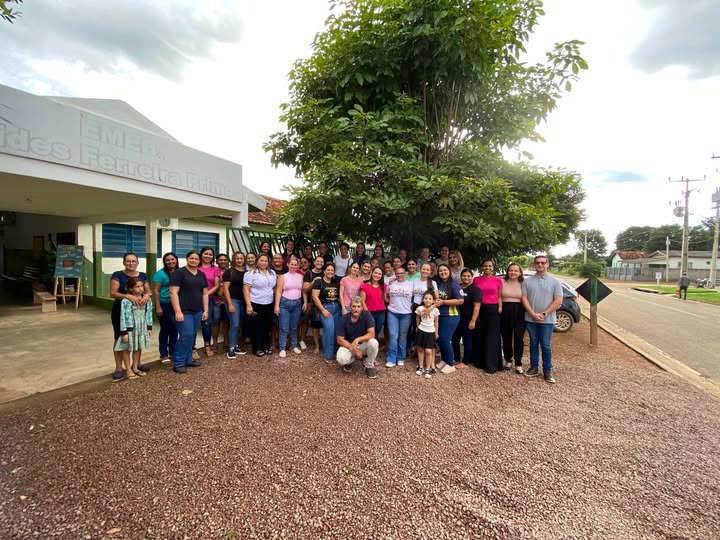 Recepção aos Profissionais da Escola Municipal Alcides Ferreira Primo