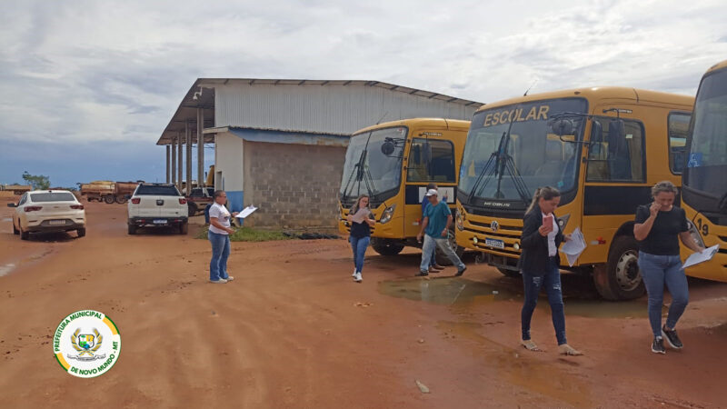 Secretaria de Educação Cria Comissão para Monitoramento do Transporte Escolar e realiza vistoria em ônibus escolares