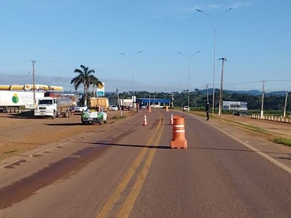 Colíder: Trecho da MT-320 é interditado devido a queda de fios de alta tensão