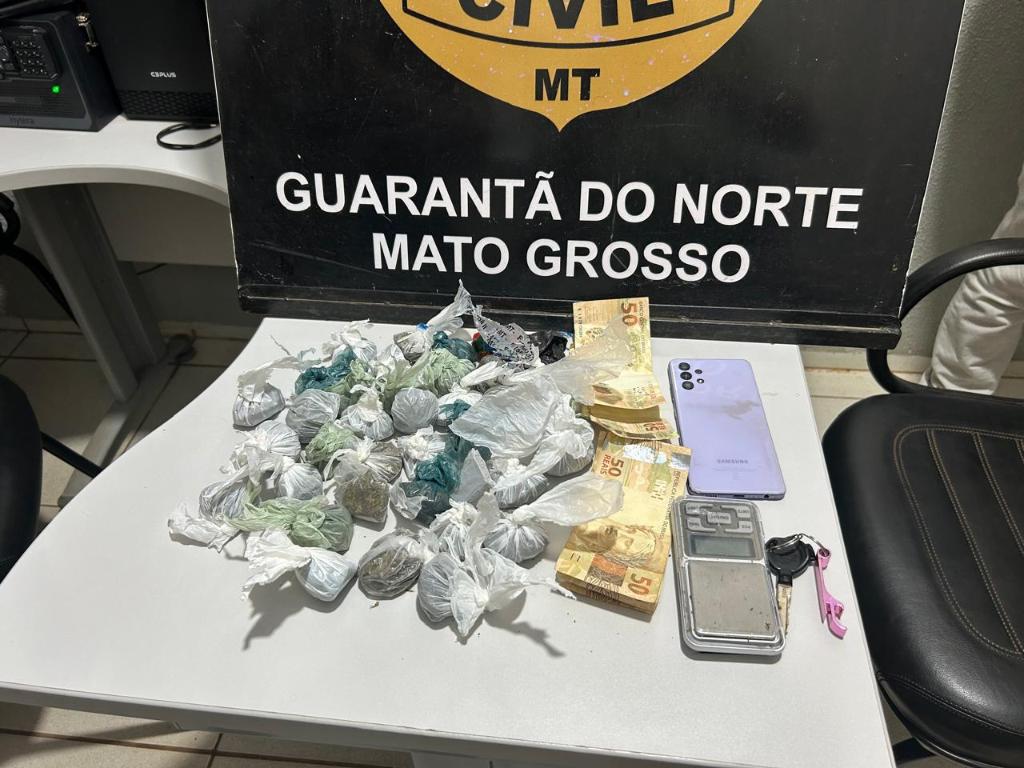 Polícia Civil desarticula comércio de drogas e prende mulher por tráfico em Guarantã do Norte