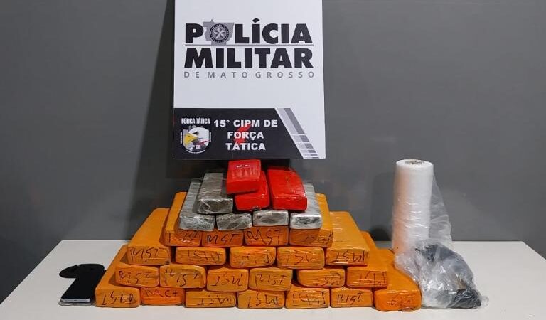 Força Tática detém quadrilha por tráfico em Várzea Grande e apreende 30 tabletes de maconha