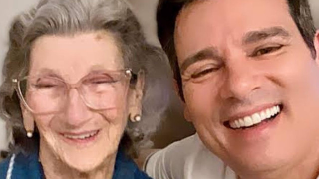 Celso Portiolli anuncia a morte da mãe, Dona Dibe, aos 98 anos