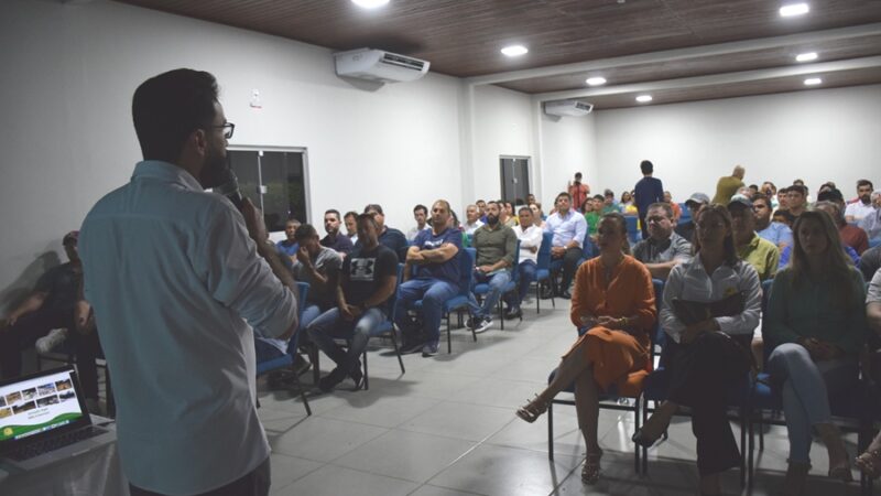 Realizada reunião com gestores de área da Coogavepe no Salão Paroquial em Peixoto de Azevedo