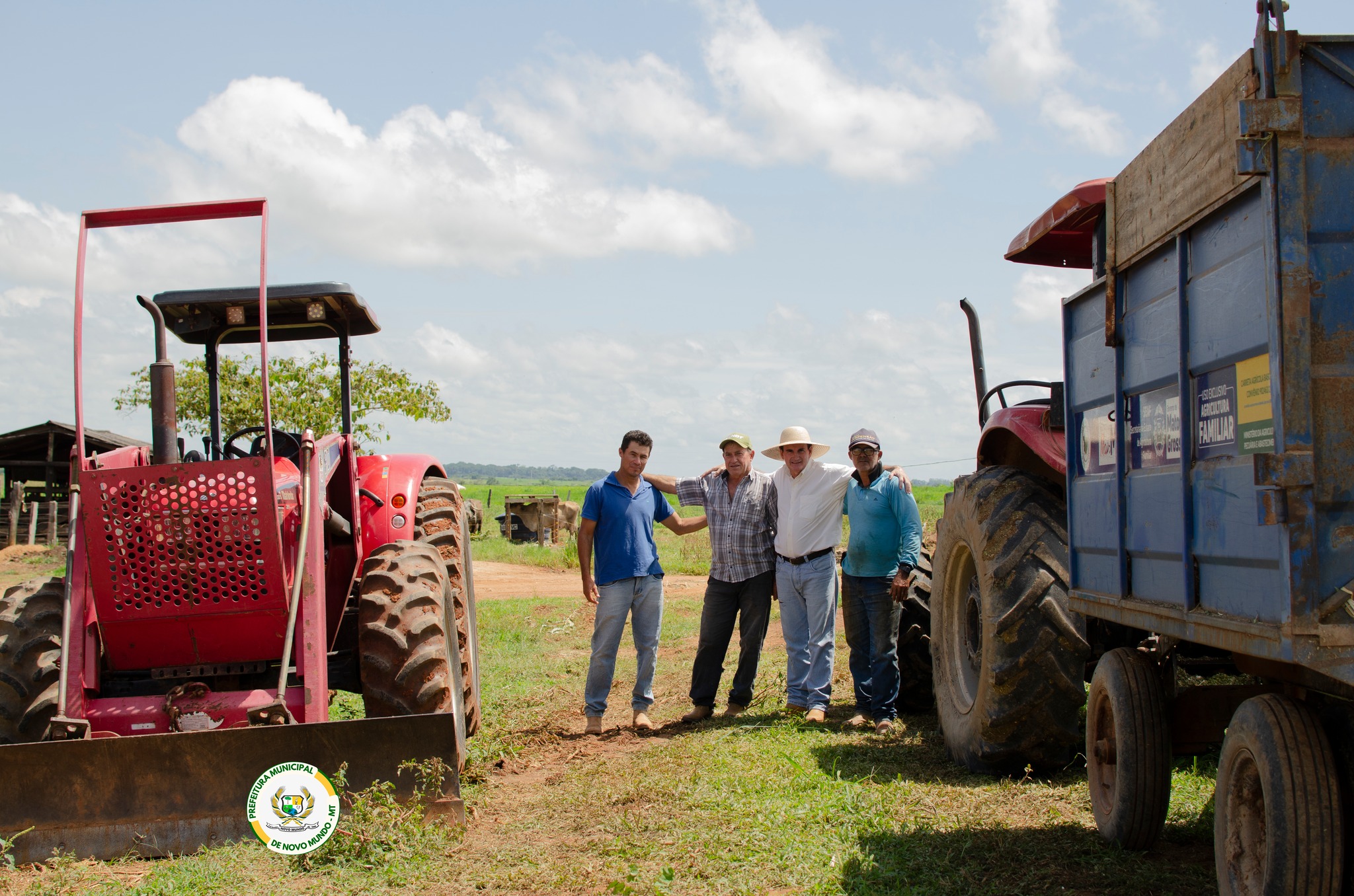 Secretaria de Agricultura de Novo Mundo fortalece apoio aos pequenos agricultores na produção de silagem