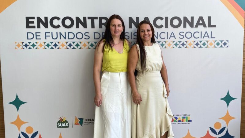 A Primeira-Dama Elena Guimarães Participa do 2º Encontro Nacional dos Fundos de Assistência Social.