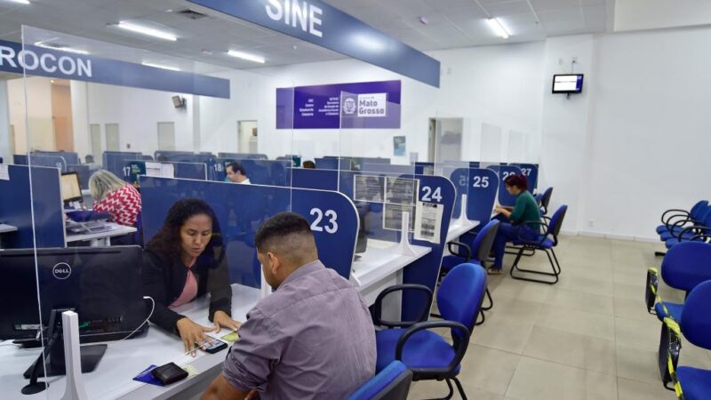 Sine-MT disponibiliza mais de 2,5 mil vagas de trabalho nesta semana no Estado