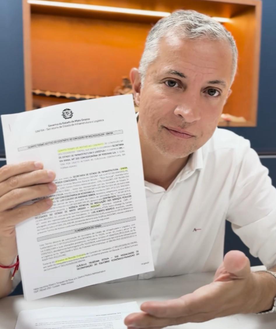 Deputado Faissal Calil denuncia prorrogação de contrato da Via Brasil e isenção de outorga